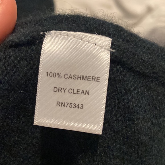 Cynthia Rowley 100% cashmere green cardigan size small - Picture 3 of 4